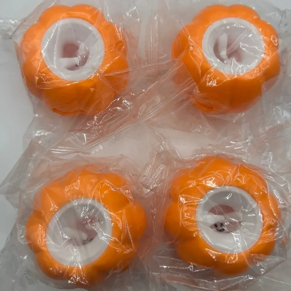 Viral Halloween Squishy Bundle: *4 Pack* Ghost Pumpkin Squeeze Toys
